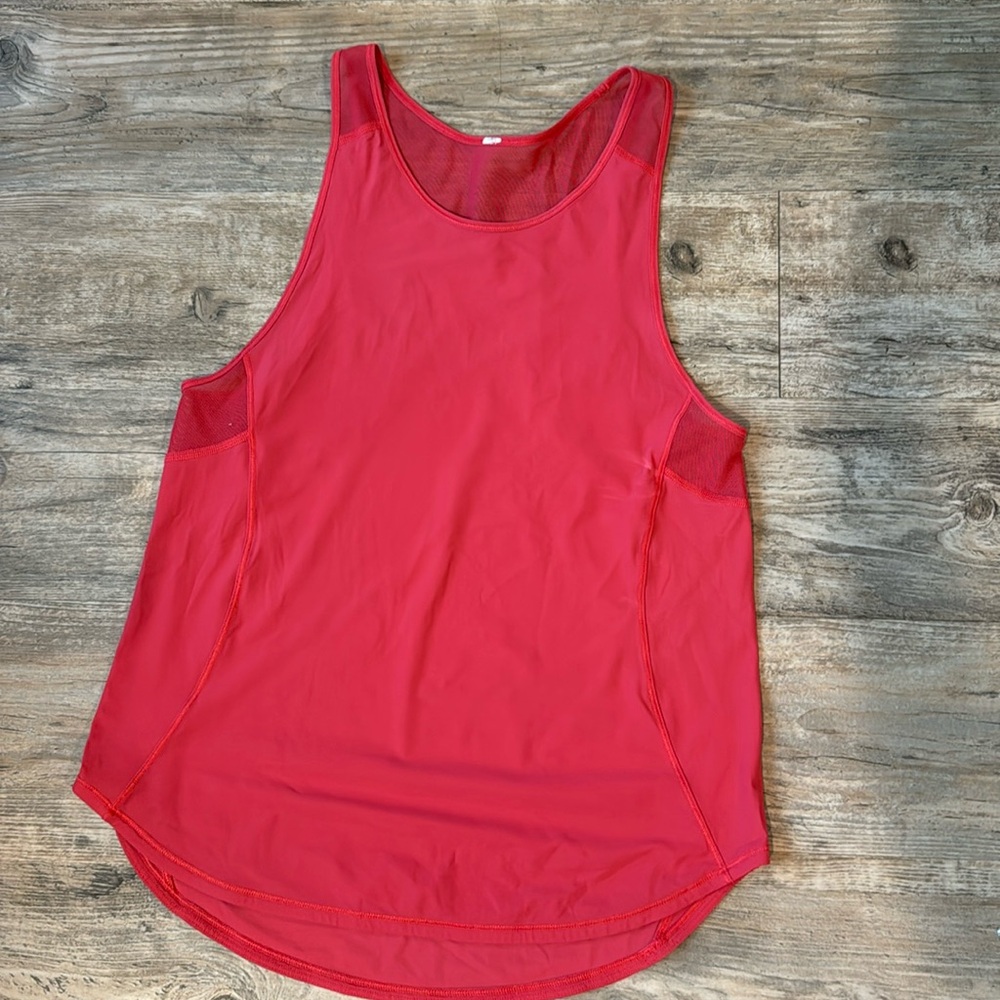 Lululemon racerback tank top red/pink